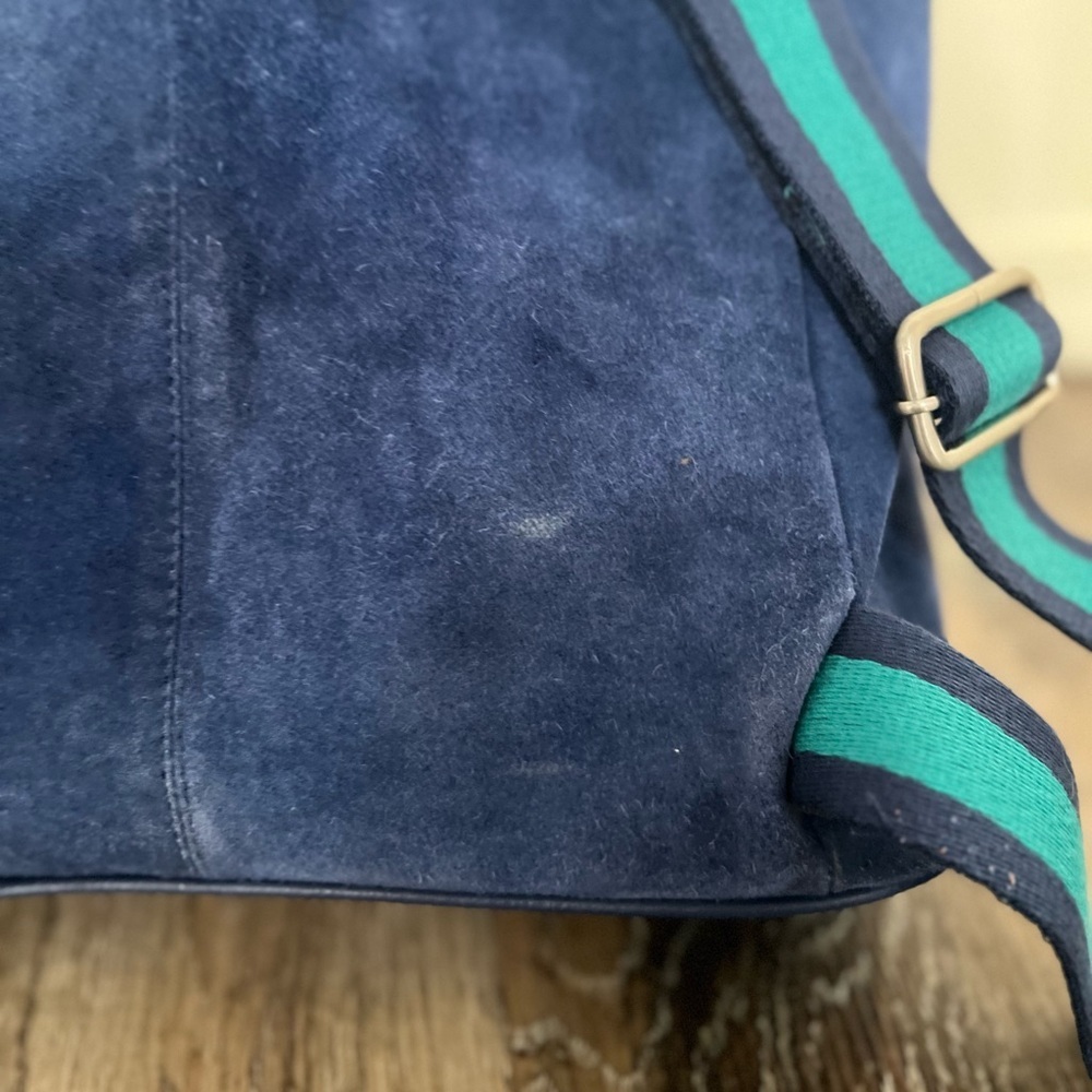 Robert Graham Suede Blue Rucksack - Picture 7 of 13